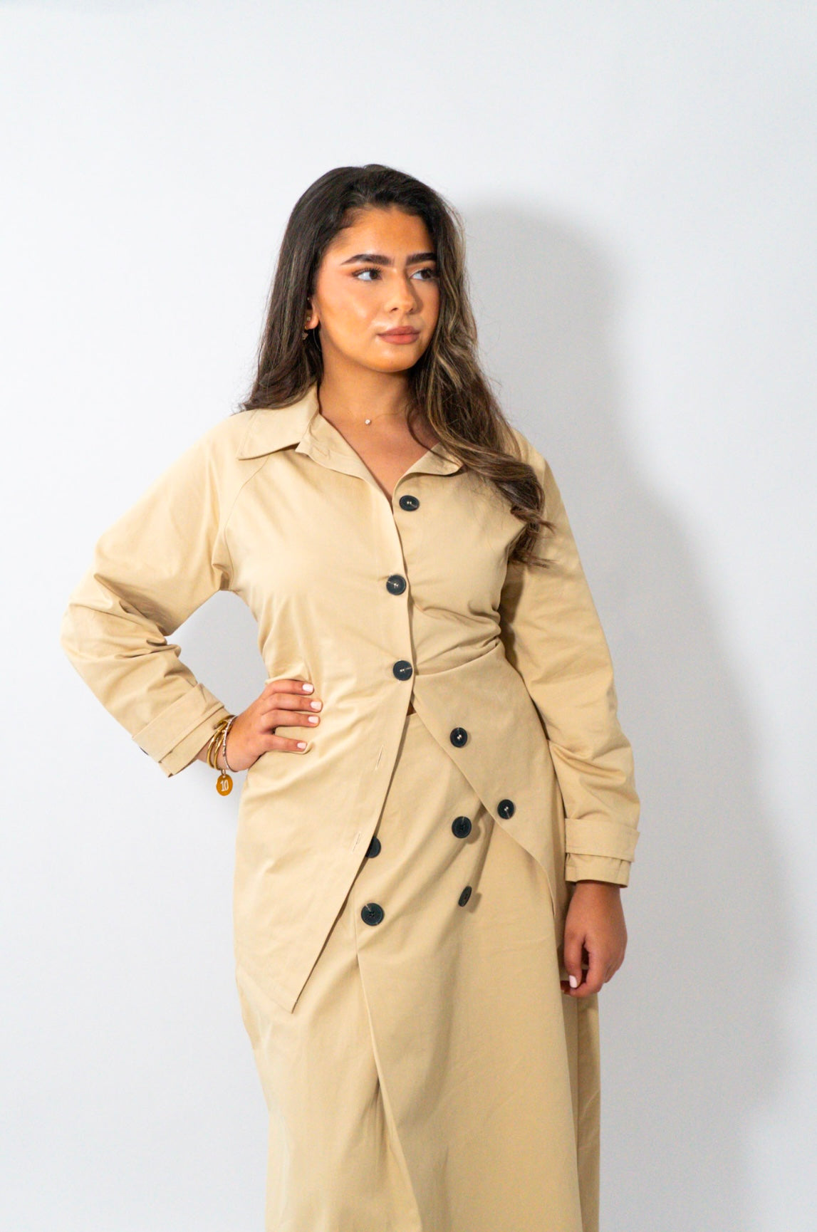 Ensemble Trench Longue – Beige