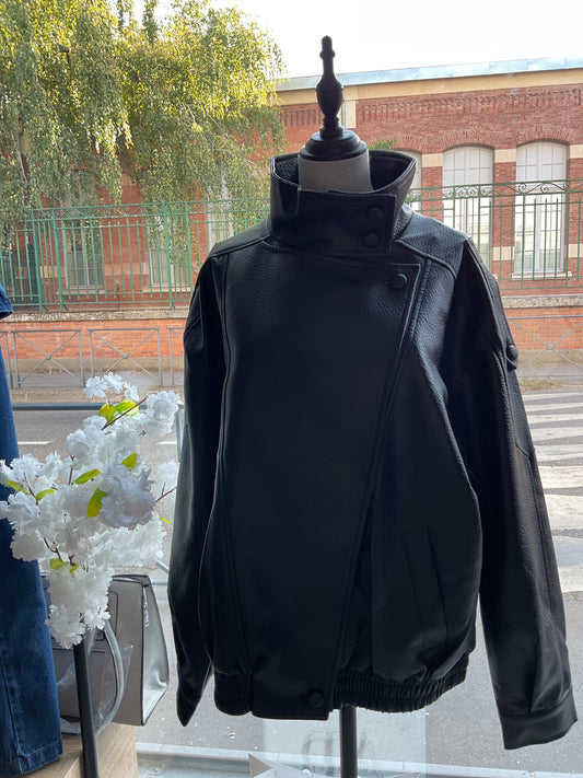 Veste en cuire