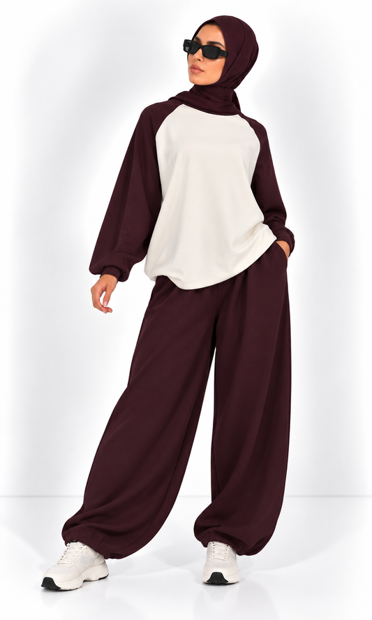 Ensemble streetwear oversize