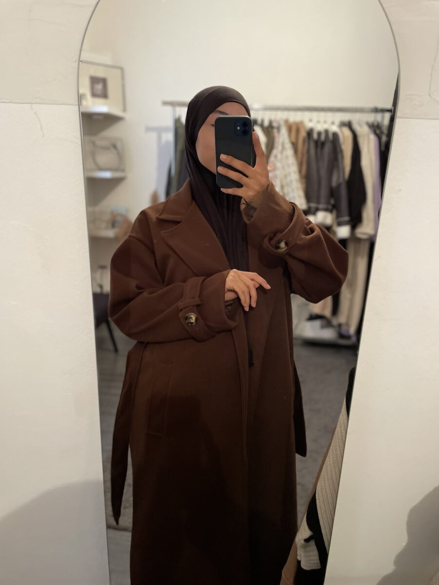 Manteau SAMIRA Marron